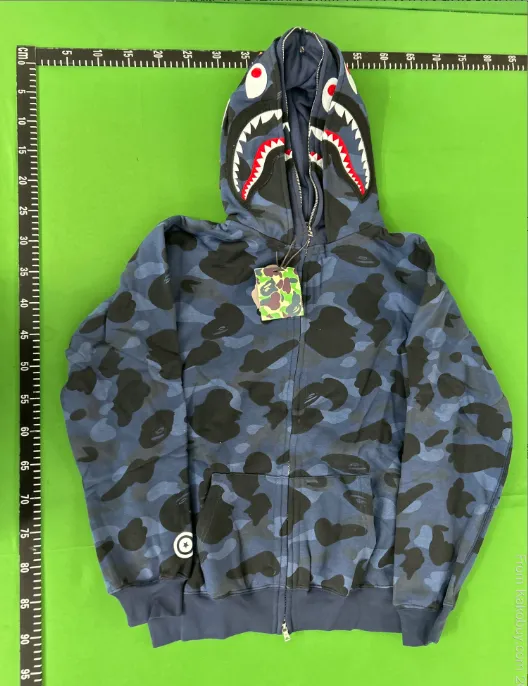 Hanorac cu fermoar Bape Camo