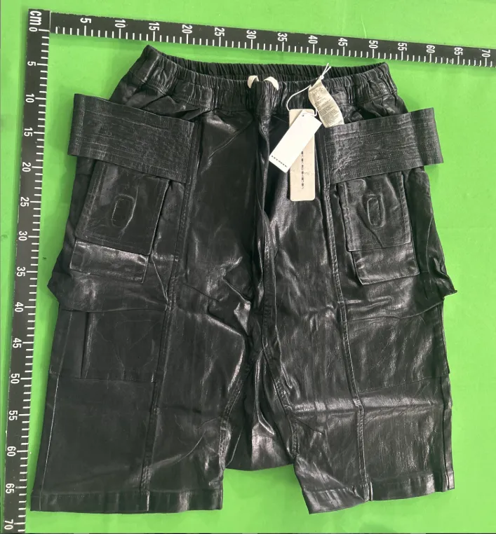 Rick Owens Waxed Shorts