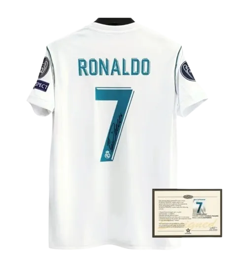 Ronaldo Signed Real Madrid T-Shirt