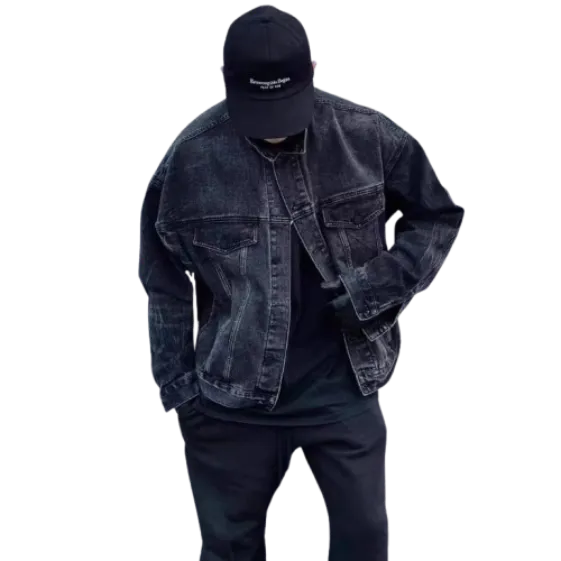 Jachetă Fear of God Essentials Denim