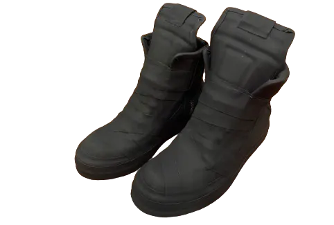 Rick Owens Geobasket Perfoma Black Sneakers
