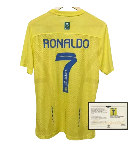 Ronaldo Signed Shirt