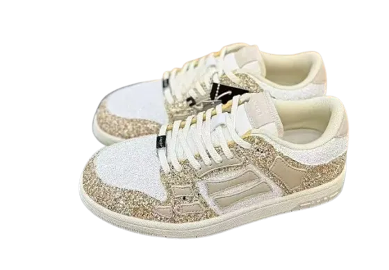 Adidași Amiri Skeleton Rhinestone Low