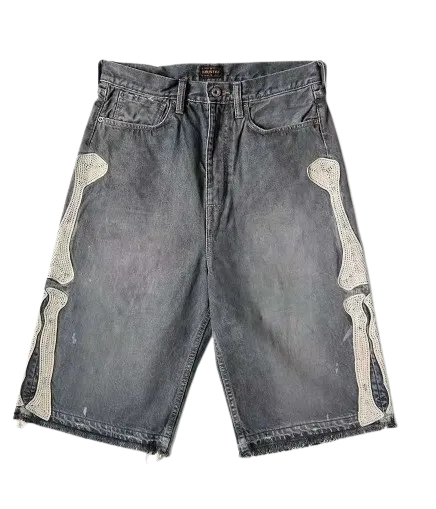 Pantaloni scurți KAPITAL BONE DENIM