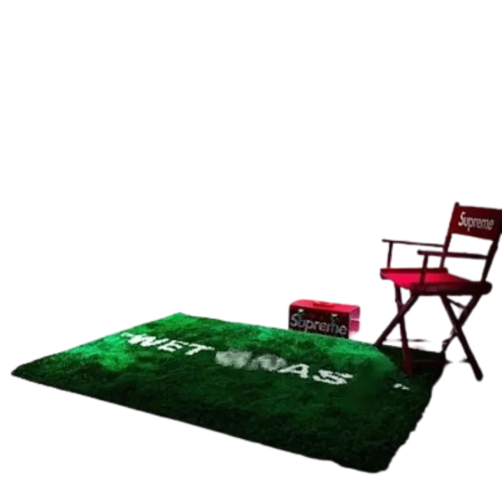 "WET GRASS" Rug