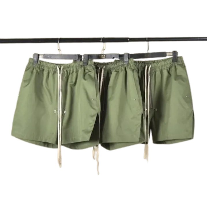 Rick Owens Green Shorts