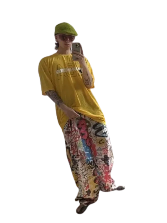 Vetements Graffiti Pajama Pants