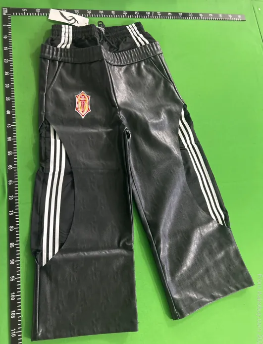 Fourth3ex Double Waist Leather Pants