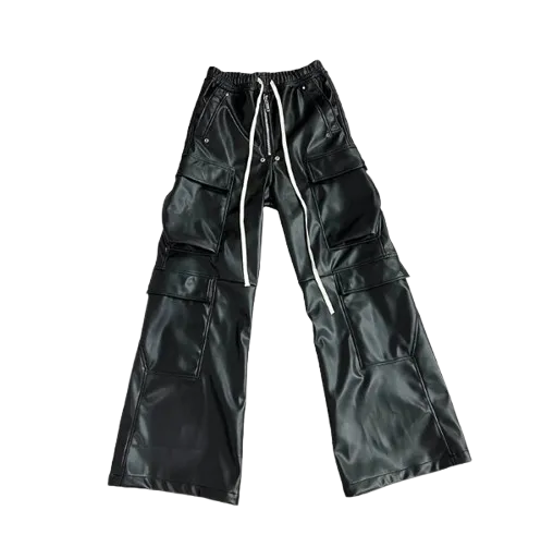 Rick Owens Black Cargo Pants
