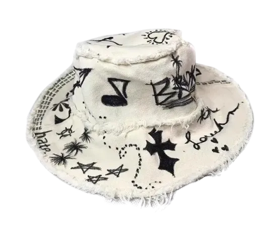 Kapital Patchwork Short Brim Bucket Hat