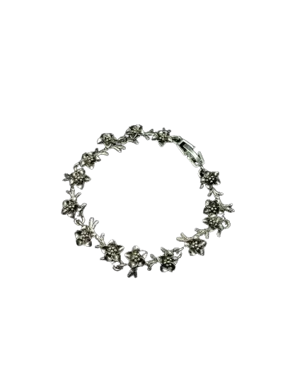 Brățară Vintage Silver Flower
