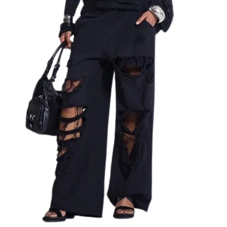 Jaded London Distressed Sweatpants