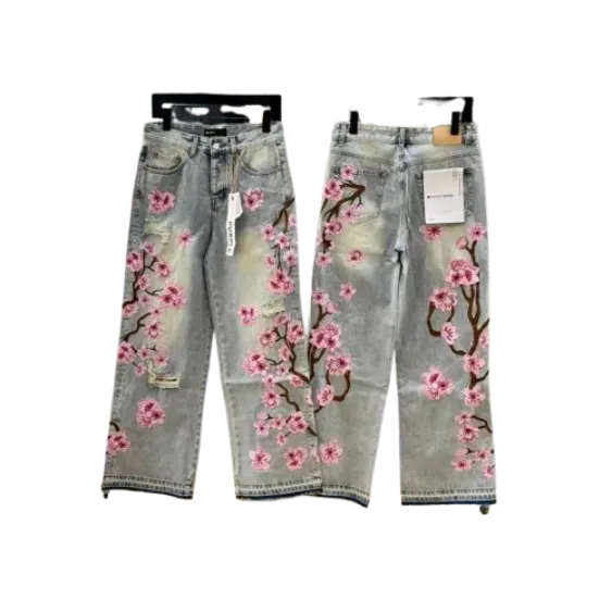 Purple Brand Purple Cherry Blossom Jeans
