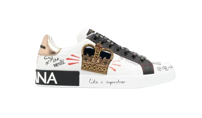 Dolce & Gabbana Crown Portofino Sneakers