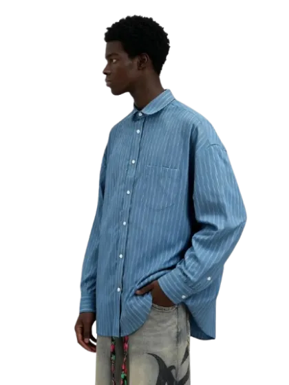 Acne Studios Roffia Strip Shirt