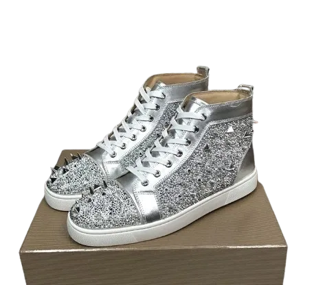 Louboutin High Spikes Sneakers