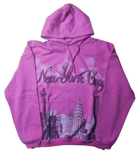 Balenciaga New York City Pink Hoodie