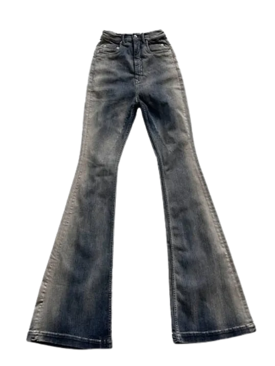 Blugi Rick Owens Acid Wash Bolans